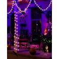 thumbnail image 6 of Smart RGB Color String Lights 17ft,App Control Colored Fairy Lights with 33 Lights,LED Music Sync Fairy Lights,IP67 Waterproof,Bedroom Classroom Garden   Halloween Christmas Decor Twinkle Lights, 6 of 16