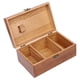 thumbnail image 5 of Caja de costura de madera, portaherramientas de costura, vacía, retro, con compartimentos, regalo para, 5 of 9