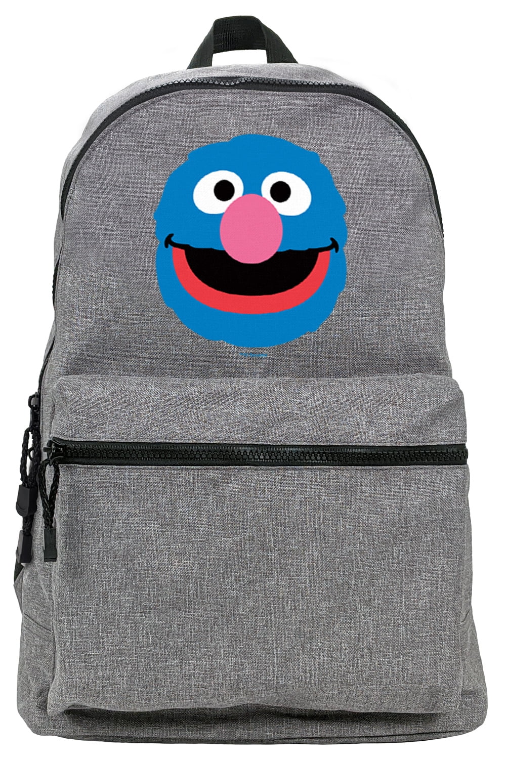 Sesame Street Grover Head Lightweight Backpack for Work School Daily Use Packable for Travel