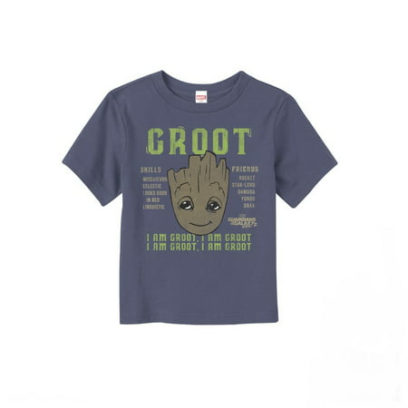Marvel Toddler's Guardians of the Galaxy Vol. 2 Groot Skills T-Shirt