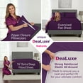 thumbnail image 3 of DeaLuxe Bedding 21” Full Size - Extra Deep Pocket Sheets - Super And Ultra Deep Bed Sheets - For Deep Mattress - 4 Piece Bed Sheet Set - Easily Fits Deep Mattress - Purple (Royal Grape), 3 of 8