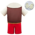 thumbnail image 2 of Kids Puppet Costume Sets Party Halloween Christmas Cosplay Overalls + Vest + Shirt Outfits Suit, 2 of 7