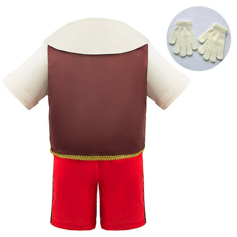 Toddler Boys Kids Puppet Cosplay Costume Shirt Vest Pants Set Halloween  Outfits 1-6T 