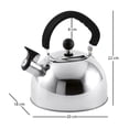 thumbnail image 4 of Tetera silbadora Acero Inox Aquila 2 L Plata Edimburgo, 4 of 4