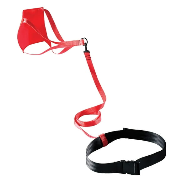 Equipo de entrenamiento de resistencia con paracaídas FINIS, color rojo, 20 cm