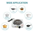 500W1500W Portable Electric Single Burner Hot Plate Kitchen Stove Dorm