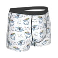 thumbnail image 4 of Uemuo Music Shark Pattern Men's Boxer Briefs,Trunk Anti-Chafing,Comfortable, Durable, and Stylish Underwear-X-Large, 4 of 9