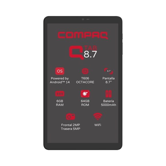 Tablet Compaq QTAB Mali G57 6 RAM 128 GB Gris