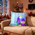 thumbnail image 4 of Christmas Lighted Throw Pillow Covers Christmas LED Pillows 2 Modes Switching Printed Sofa Pillows Cushions Pillowcases Comfortable & Breathable Pillow Covers 18x18", 4 of 7