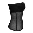 thumbnail image 6 of Douhoow Tube Top for Women Strapless Slim Fit Solid Shirts See Through Sheer Mesh Bandeau, 6 of 7