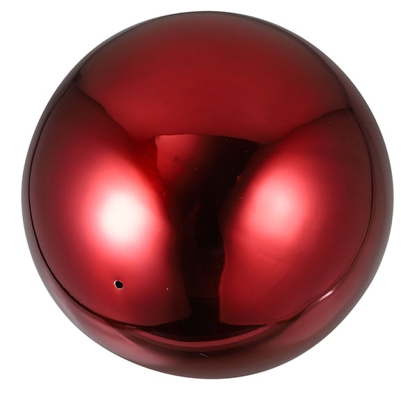 TABLZONE Red Reflective Garden Gazing Globe Stainless Steel Sphere Outdoor Decorative Garden Ornament