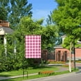 thumbnail image 6 of Wukai Plaid Heart Garden Flags Double Sided Welcome Garden Yard House Flags Outside Outdoor House (Only Flag), 6 of 8