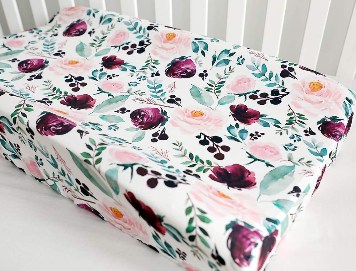 Baby Girls Boy Crib Bedding Changing Pad Cover Changing Table Pads ...