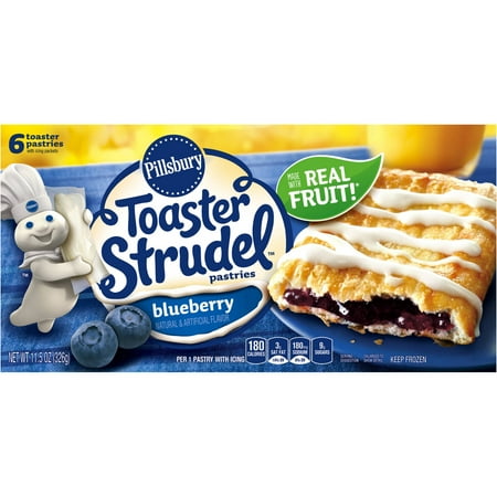 Pillsbury Toaster Strudel Pastries Blueberry - 6 CT