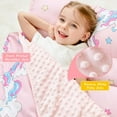 thumbnail image 2 of Toddler Nap Mat with Pillow and Blanket, Extra Large Rolled Napping Mats,Slumber Bags for Boys Girls,Kids Sleeping Bag for Daycare, Preschool Travel Camping, 2 of 4