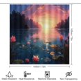 thumbnail image 2 of Butterfly Shower Curtain Sets with Rugs 4 Piece Rustic, 2 of 8