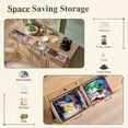 thumbnail image 4 of SinCiDo Triple Tilt Out Trash Can Cabinet, 20 Gallon Farmhouse Hidden Trash Cabinet w/3 Drawers, Kitchen Garbage Cabinets with Storage Basket, 4 of 8