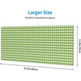 thumbnail image 3 of Green Gingham Large Gaming Mouse Pad 31.5 x 11.8in Desk Keyboard Mat NonSlip Rubber Base with Stitched Edges Versatile for Work, Play, Office, and Home Enhance Your Setup, 3 of 6