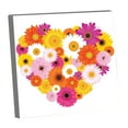 thumbnail image 4 of Flower Shape Heart-14"x14" Canvas Artwork 20 x 30, 4 of 5
