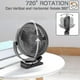 thumbnail image 3 of OPOLAR Portable Fan: 10000mAh Rechargeable USB Desk Fan, Small Mini Quiet Desktop Fan Compatible with Office, Home, Bedroom, Strong Airflow (Black), 3 of 5