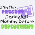 thumbnail image 2 of CafePress - I'm The Present Daddyd Left Infant Bodysuit - Baby Light Bodysuit, Size Newborn - 24 Months, 2 of 4