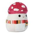 thumbnail image 2 of Squishmallows 8" Malcolm the Mushroom with Scarf, 2 of 5