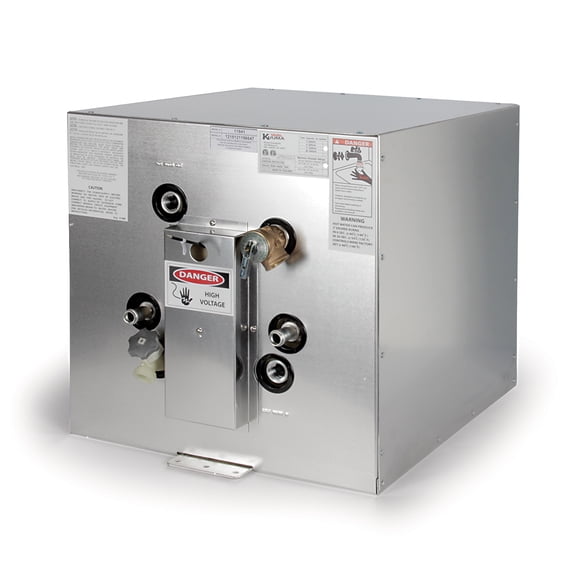 Kuuma 11 Gal Marine Water Heater with 120V Front Heat Exchange and Mounting Brackets