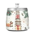 thumbnail image 7 of Yayeee Ashtray with Lid for Cigarette Smokeless Stainless Steel Home Ash Holder, Holiday Train, 7 of 7