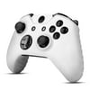 Xbox One Controller Case (White) - Soft Silicone Gel Rubber Grip Case Protective Cover Skin for Xbox One Wireless Game Gaming Gamepad Controllers [Xbox One]