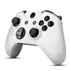 Xbox One Controller Case (White) - Soft Silicone Gel Rubber Grip Case Protective Cover Skin for Xbox One Wireless Game Gaming Gamepad Controllers [Xbox One]