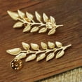 thumbnail image 4 of K-KED 1 Pair Tree Leaf Brooches Pins Jean Shirts Suits Lapel Pin Retro Bro:yq-Gold, 4 of 7
