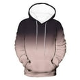 thumbnail image 6 of Dagegui Sweatshirts for Men Lightweight Running Athletic Tops Long Sleeve Hooded Pullover Trendy Gradient Color Hoodies with Pocket Rose Gold M, 6 of 6