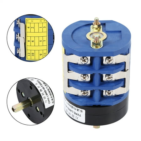 Motor Reversing Switch 220V/380V 40A Tire Changer Machine Motor Forward Reverse Switch Heavy Duty, Motor Forward Reverse Switch,Forward Reverse Switch ()