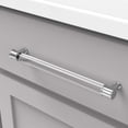 thumbnail image 3 of Hickory Hardware P3704-CACH 224 mm Center to Center Midway Collection Pull, Crysacrylic with Chrome, 3 of 5