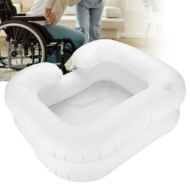 YLSHRF Inflatable PVC Hair Washing Basin Portable Shampoo Hair Basins