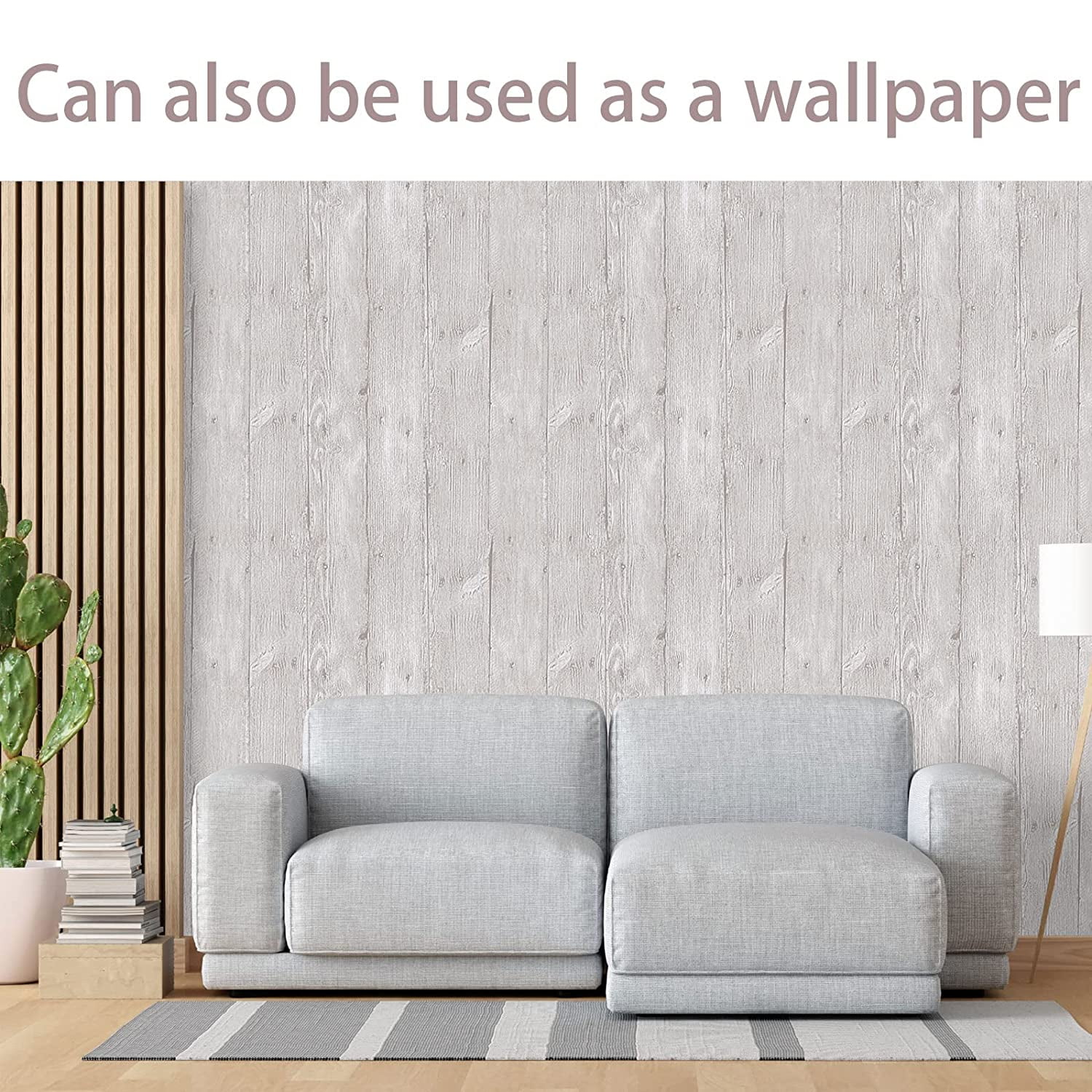 Oxdigi PVC Peel and Stick Contact Paper Vinyl Flooring Roll 24x 393 inch Self Adhesive Wood Plank Film
