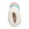 thumbnail image 4 of Wonder Nation Toddler Girls Slippers with Faux Fur Trim, 4 of 5
