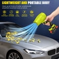 thumbnail image 5 of Paddsun Leaf Blower, 21V Cordless Electric with Extended Nozzle Handheld Blower for Patio Cleaning Blowing Leaves and Dust, Green, 5 of 9
