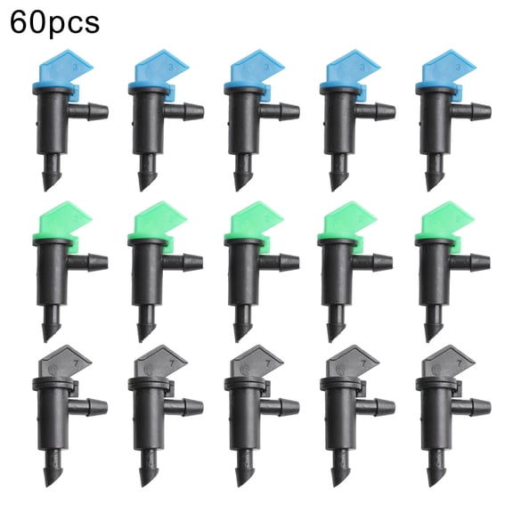 yaaqii 60Packs Or 300Packs Efficient Garden Irrigation: Drip Emitters for Water-Saving