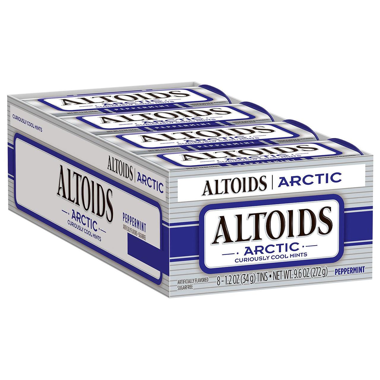 Altoids Arctic Peppermint Sugarfree Mints (8 pk.) Pack of 2