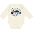 thumbnail image 3 of Inktastic Little Buttercup Hearts Boys or Girls Long Sleeve Baby Bodysuit, 3 of 5
