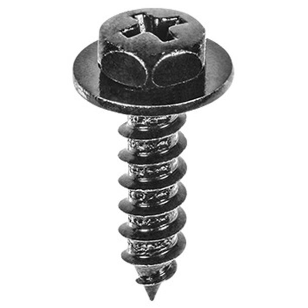 Clipsandfasteners Inc 25 M5.22.0 x 20mm Phillips Hex Head Sems Screws