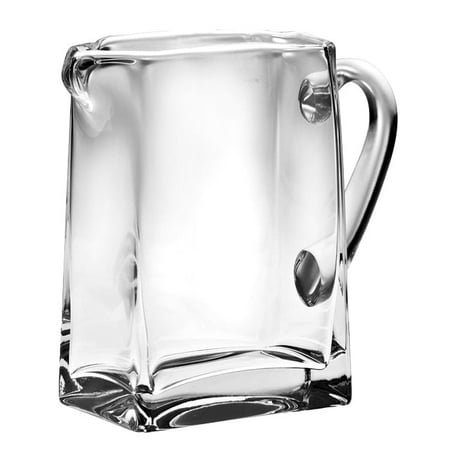Clear Glass Pitcher - Majestic Gifts Inc. Majestic Gifts Clear European Glass Rectangular Pitcher with Handle