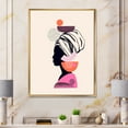 thumbnail image 2 of Designart 'Ethnic Portrait of African American Woman' Modern Framed Canvas Wall Art Print, 2 of 5