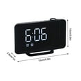 thumbnail image 2 of FFENYAN Reduction LCD Projection Digital Weather Snooze Alarm Clock LED Backlight Color Display, 2 of 8