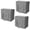 gray, variant on Reusable Insulated Food Delivery Bag, Large, 8 Gallon Capacity, 16"L x 9"W x 13"H, Blue
