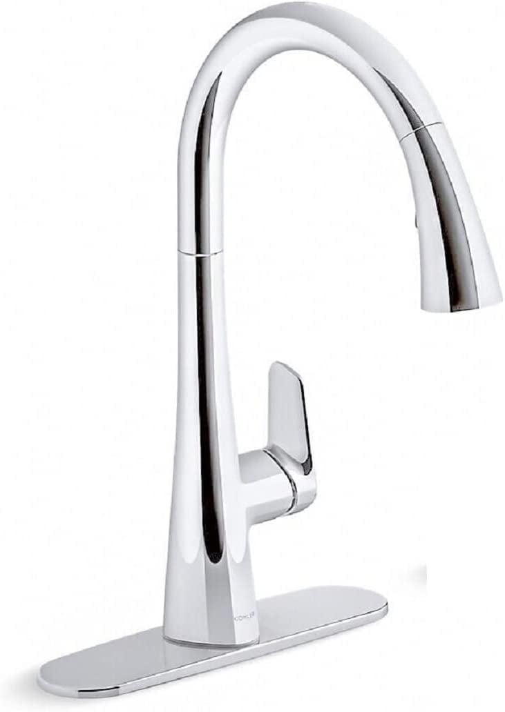 Kohler Anessia Touchless PullDown Kitchen Faucet with Optional Deck