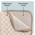 thumbnail image 3 of U Brands Puffer Laptop Sleeve, 15"L x 10.67"W x 1.77"D, Neutral Checkered Pattern, 3 of 9