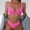 Hot Pink, variant on Bikini Sets for Women 2025 V Neck Bathing Suits 2 Piece Sexy Swimsuits Push Up Swim Tops and Thong Swimwear Hot Pink S