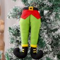 thumbnail image 2 of Pierna De Elfo De Navidad Pies Lindos Decoración De Navidad Para Fiesta De Navidad Puerta Delantera Chimenea Colgante De Árbol De Navidad Advancent HA040832-01, 2 of 6
